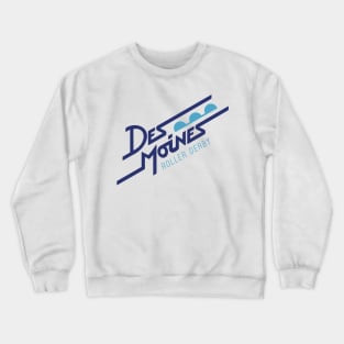 DMRD 2-Color Blue Logo Crewneck Sweatshirt